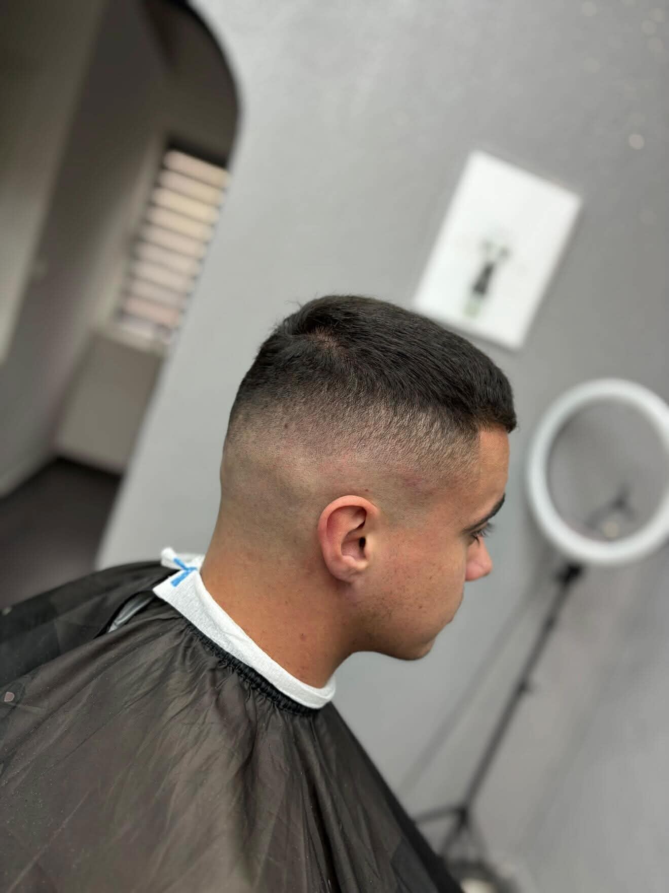 Skin fade, čisti prijelaz